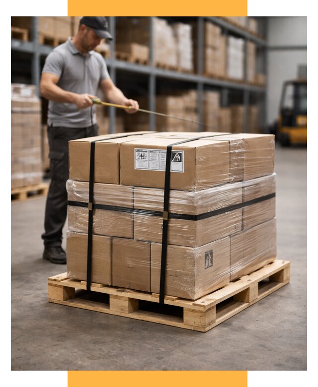 Упаковка и паллетирование грузов от 3828 р. | СетСервис-Жрк
