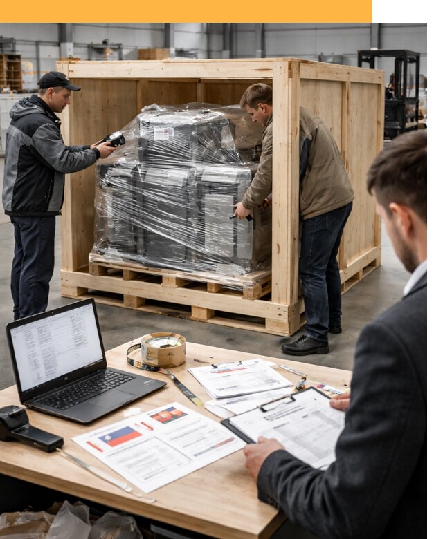 Доставка промышленного оборудования из США от 71084 руб