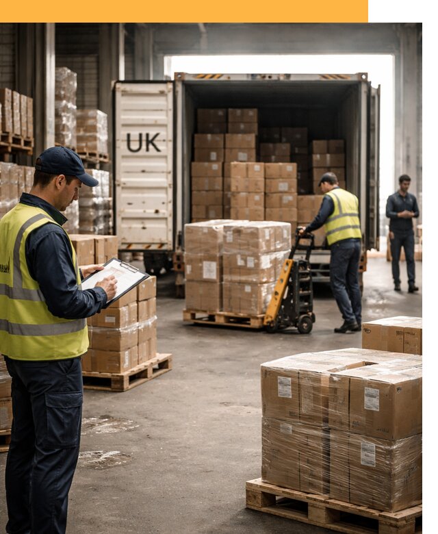 Доставка грузов из Великобритании с таможенным оформлением от 13670