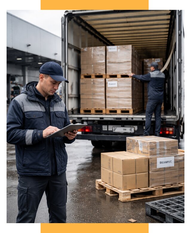 Доставка грузов из Беларуси от 16404 р. логистика СетСервис-Жрк