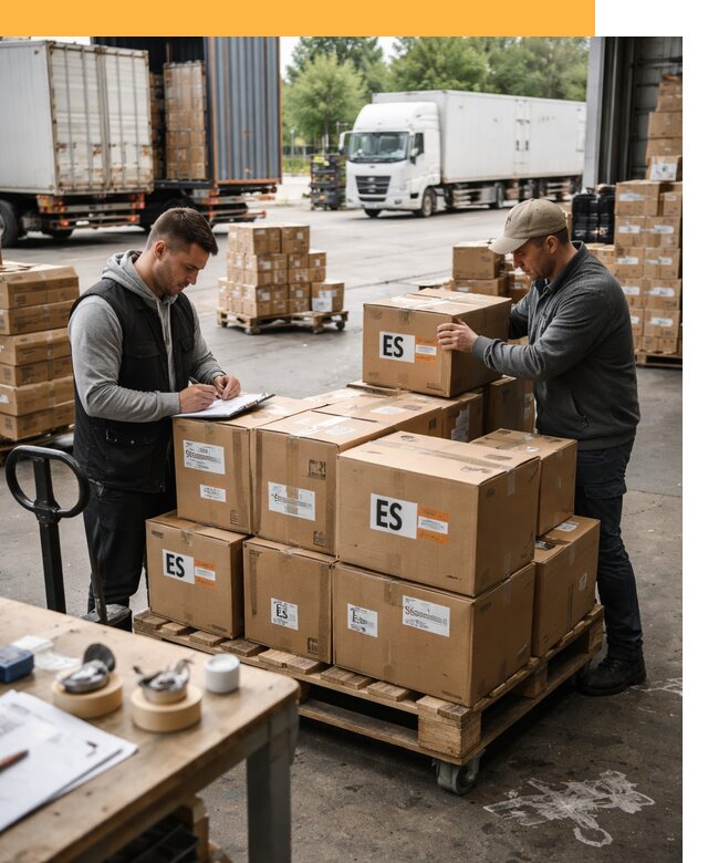 Доставка грузов в Испанию автотранспортом от 38276 руб