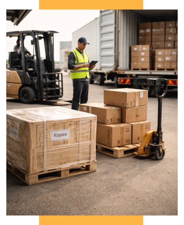 Доставка грузов в Корею из России от 38276 р. | СетСервис-Жрк