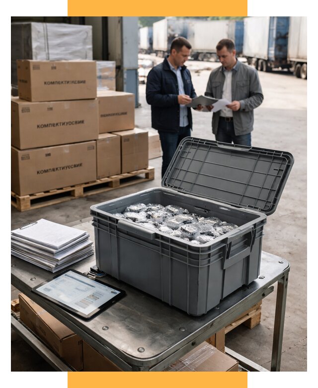 Перевозка комплектующих из Китая от 7108 р. | СетСервис-Жрк