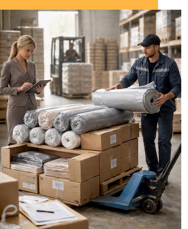 Перевозка текстиля по миру от 16404 руб. с таможней и страхованием