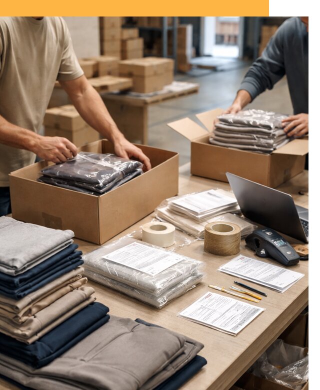 Перевозка одежды по миру от 8202 руб. с таможенным оформлением