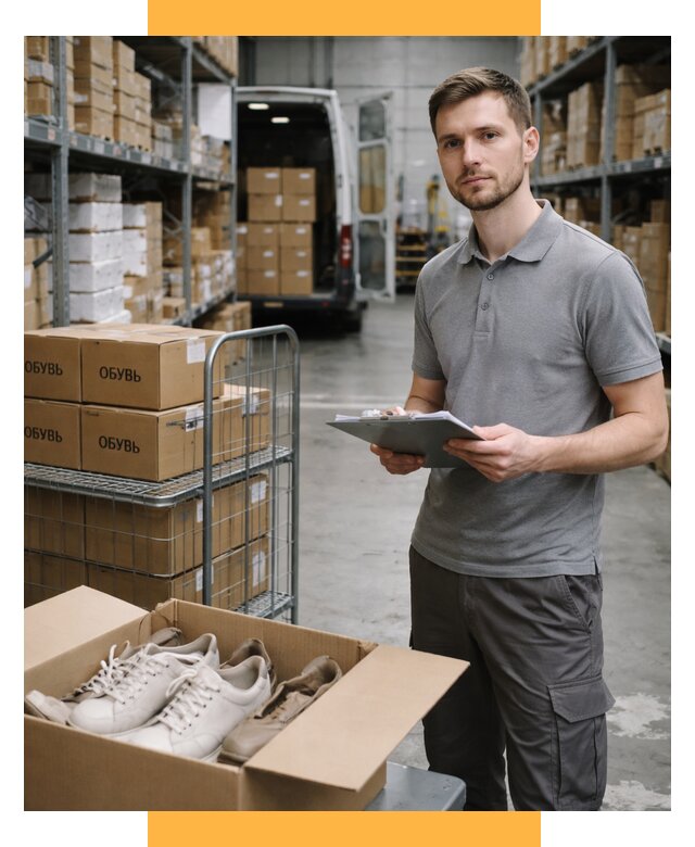 Доставка обуви из Китая и Турции от 4921 р. СетСервис-Жрк