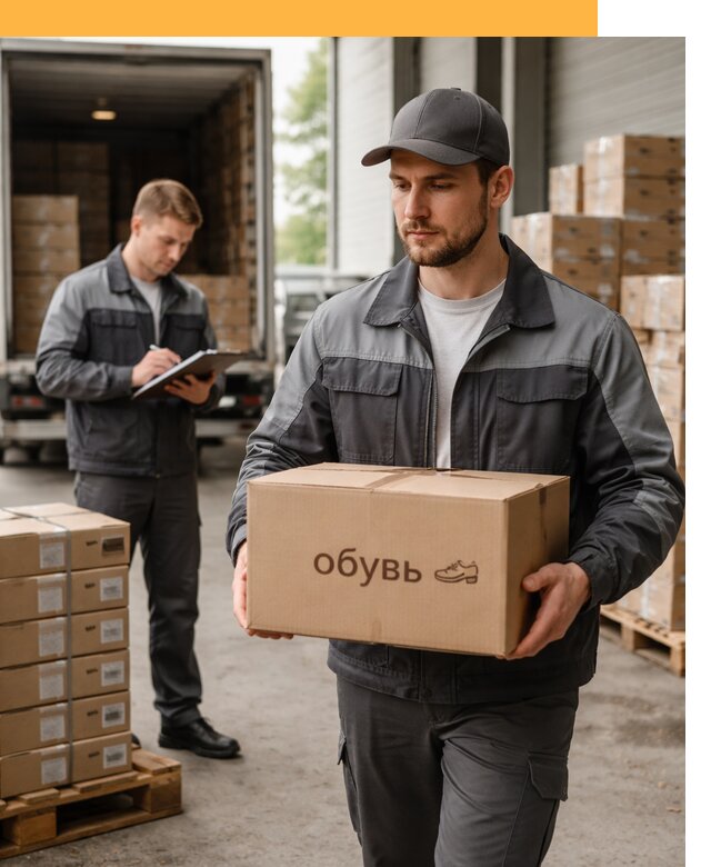Международная перевозка обуви с таможенным оформлением от 4921