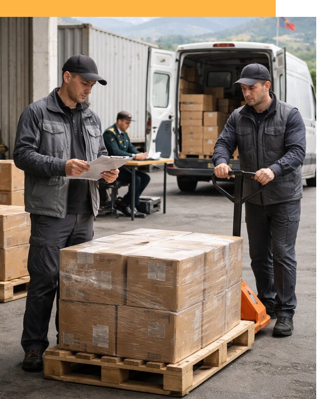 Доставка грузов через Армению, быстрая таможенная очистка от 27340