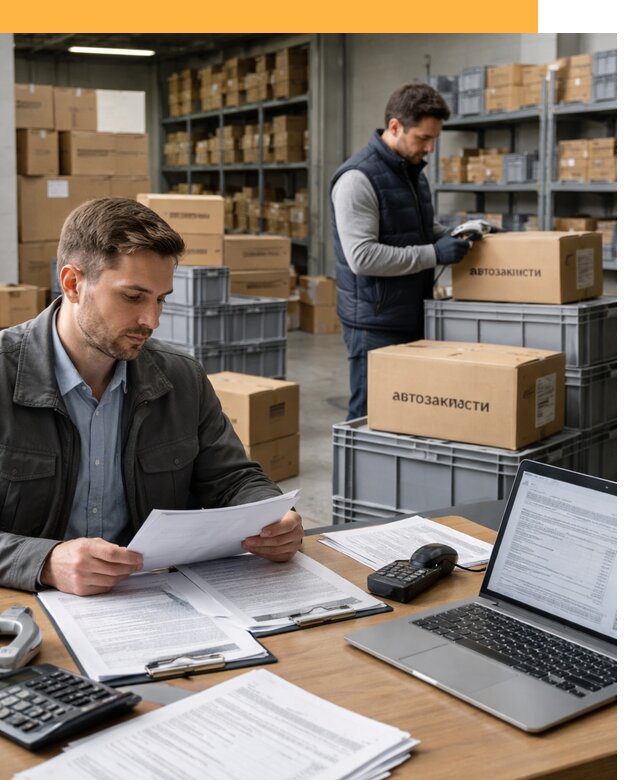Таможенное оформление автозапчастей по выгодным тарифам от 9296