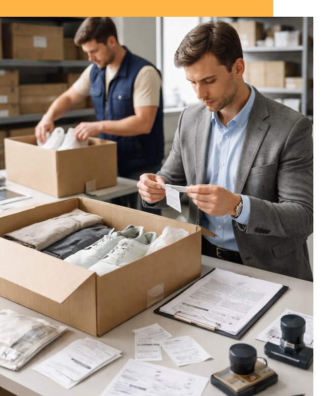 Таможенное оформление одежды и обуви по выгодной цене от 7108 руб