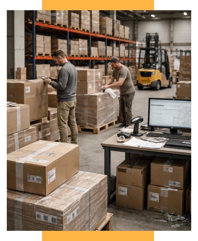 Склад консолидации в Европе от 7108 р., услуги СетСервис-Жрк