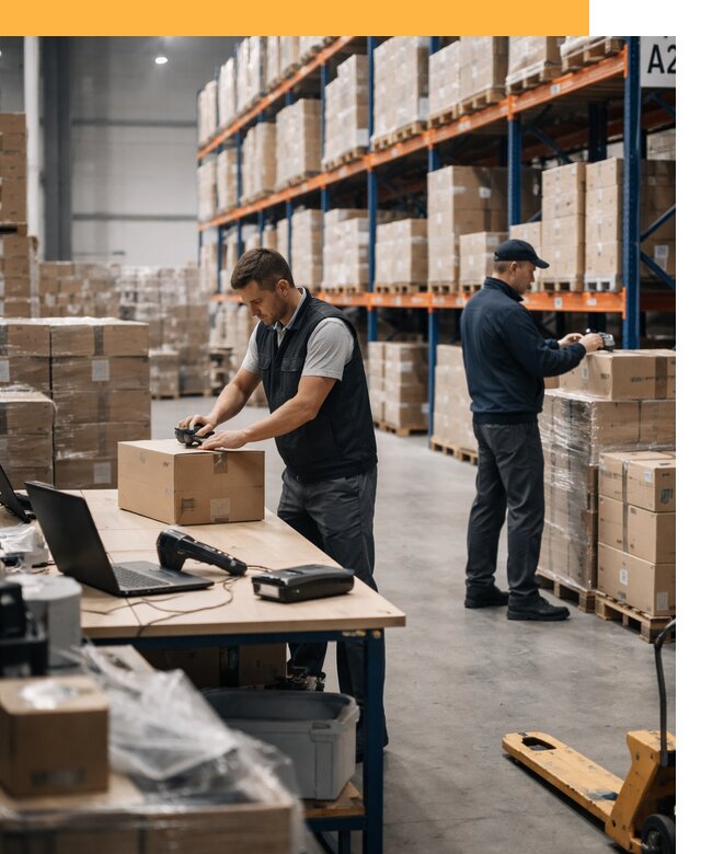 Склад консолидации в Европе: хранение, сортировка от 7108